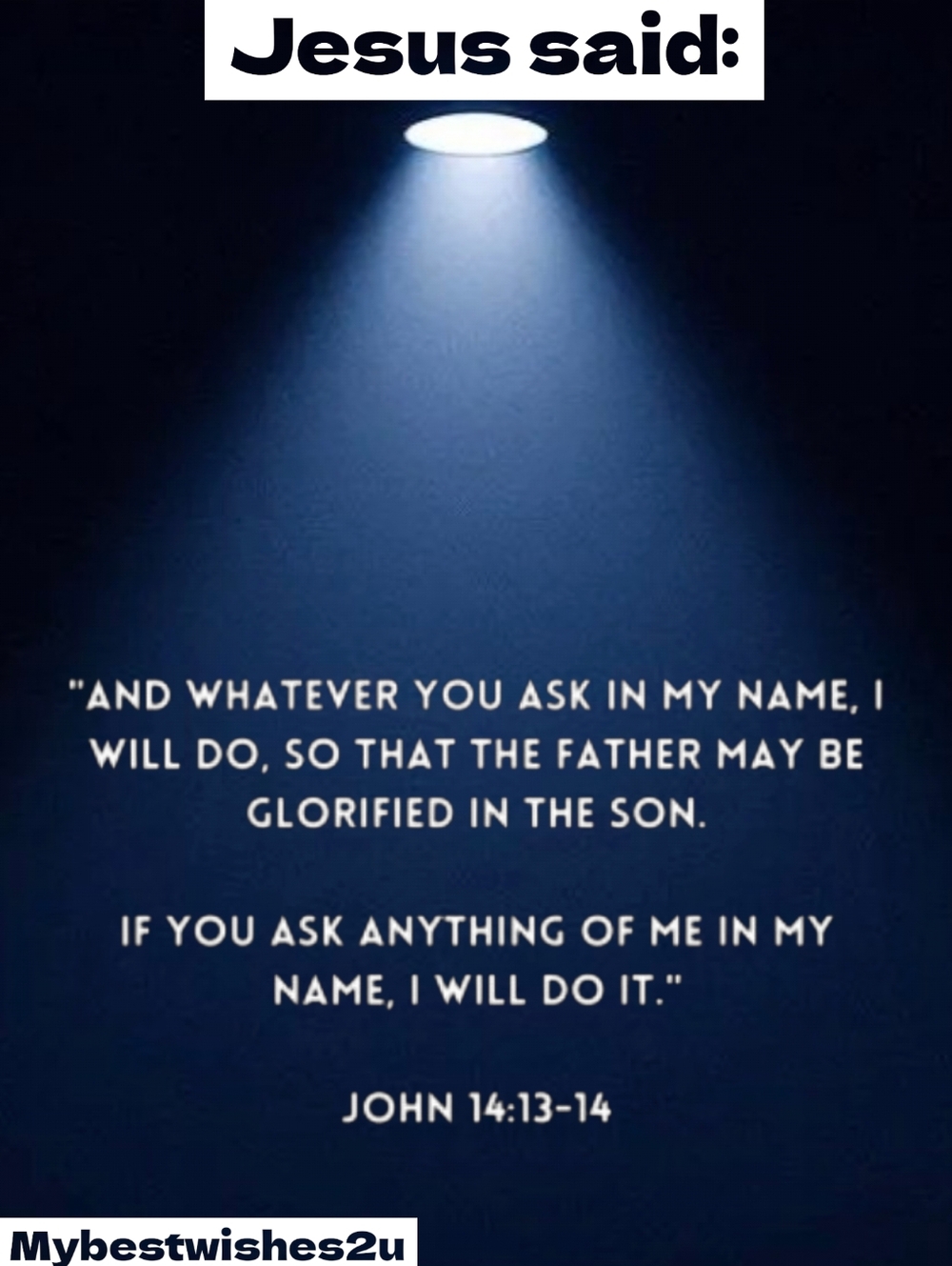 Just Ask In His Name 💜